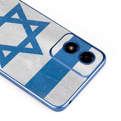 Israel Flag Distressed Moto G Play 4G (2024) Skin